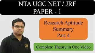 Research Aptitude NTA UGC NET 2019 | Tips & Strategies for UGC NET JRF