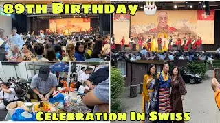 First time attending 89th Birthday  HH Dalai lama Celebration in Swiss Tibetan vlogger
