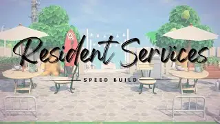 Услуги для жителей курорта Beach Island: ACNH Speed ​​Build // Animal Crossing | New Horizons