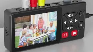 DigitPro- Video to Digital Converter 2.0, VHS to Digital Converter Recorder with Remote