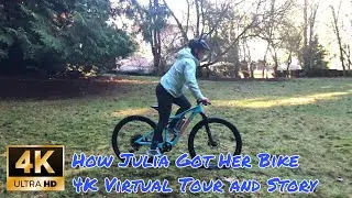 How Julia Got her bike. 4K virtual tour. Thetis Lake Park