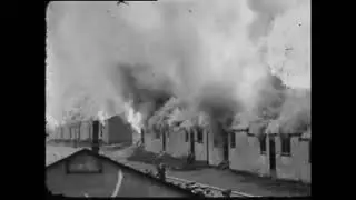DUDLEY HUTMENTS BURNT DOWN (16mm, 1930)