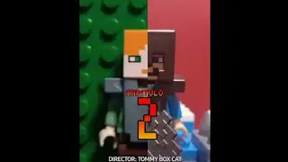 PARTE 2 estive y Alex entran a un portal muy grande estop motion minecraft 