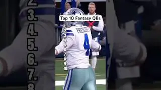 The Top 10 Quarterbacks in Fantasy Football are SO different than last year. #nfl #fantasyfootball