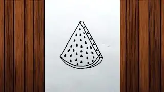 How to draw watermelon 🍉 / Watermelon drawing for kids