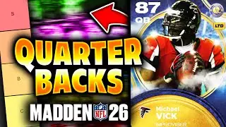 Quarterback Tier List Madden 26!!!