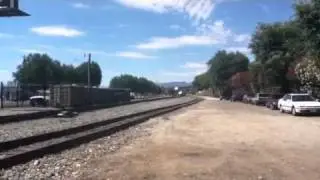 My 50th video! Metrolink cab car #662 races by CP Saugus at
