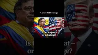 Colombia&rsquo;s President Claps back at President Trump today. 4 Jan 2026 #colombia #trump 