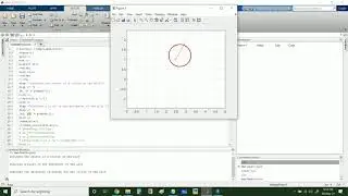 Circle rolling inside rectangle MATLAB | Animates circle bounces around constrained area of MATLAB