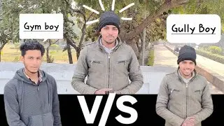 Gym boy V/s Gully Boy Arm Wrestling Challenge And Masti Vlog  |@Harunkhannn_| #vlogs |#youtube |