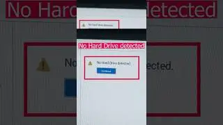 Dell Vostro 3681 error Hard Drive #shorts