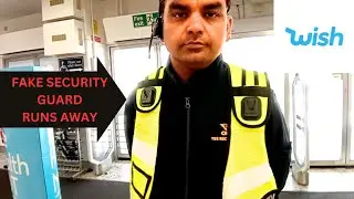 Fake Security Guard Runs Away