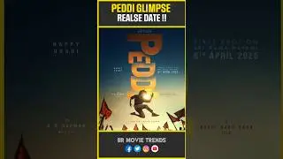 Peddi Glimpse Realse Date 🔥 | Ram Charan, Jhanvi Kapoor | Buchi Babu | Ar Rahaman | BR MOVIE TRENDS