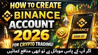Binance Account Create in Pakistan 2026 | How To Create A Binance Account 2026 | Crypto Trading 2026