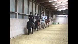 Quadrillen-Training des Damensattel-Vereins Schweiz