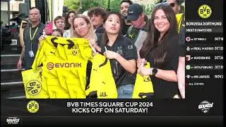 Street Soccer USA Times Square Cup 2024 Media Hit with BVB