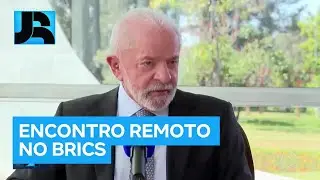 Em meio &agrave; crise do tarifa&ccedil;o com os EUA, Lula participa de encontro remoto do Brics