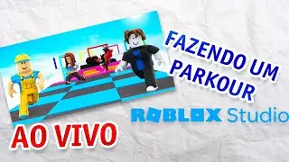 COMO FAZER O PRIMEIRO JOGO DE PARKOUR NO ROBLOX STUDIO [LIVE]