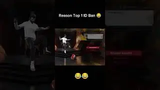 reason top 1  ID Ban 😂,#freefire #freefireshorts #garenafreefire