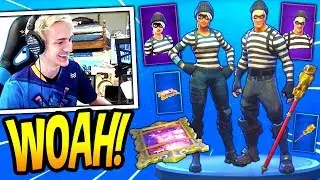 NINJA REACTS TO *NEW* RAPSCALLION & SCOUNDREL SKINS! + STARRY FLIGHT GLIDER & NITEOWL PICKAXE!
