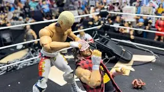 WWE figure match Extreme (Cody vs Foley 2) Ultra Violent (TWFC Death Match)