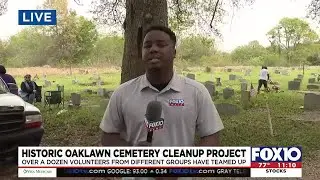 Historic Oaklawn Cemetery Cleanup Project
