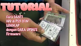 Cara Ganti Harddisk PS3 lengkap cara UPDATE Firmware minta yang 9.99 di CFW
