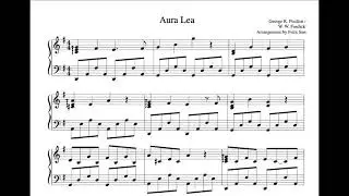 Aura Lea (Love Me Tender) | Beautiful Piano Sheet Music
