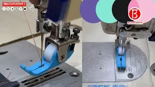 Sewing Tools And Tutorial New roller presser foot Full Video Tutorial Part 01