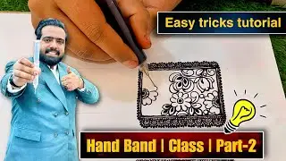 Hand band || part 2 | beginners class 2024 | by Hassan easy mehndi design | latest mehndi design…,