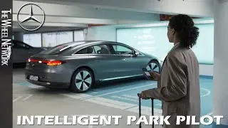 Mercedes-Benz EQS 450+ Intelligent Park Pilot Demonstration &ndash; Automated Parking @StuttgartAirport