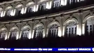 Dena Bank Main Buildings at Mumbai illuminated on occasion of Platinum Jubilee Celebrations