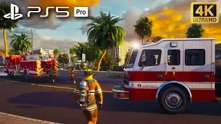Firefighting Simulator - The Squad - PS5 PRO Gameplay 4K 60FPS