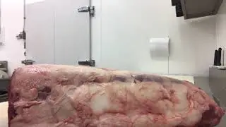 Pinoy butcher sa abroad(how to cut prime rib steak part 1)