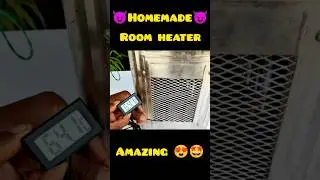 How to Make a Powerful Room Heater at Home 🔥 | DIY Electric Heater Using Simple Materials |
