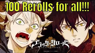 Black Clover Infinite Knights: Asian Launch/100 Reroll Summons For All