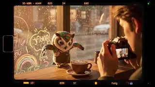 The Owl Barista Who Judges Your Latte Art!