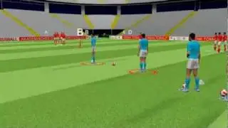 Techniktraining: Übung 05 - Konterangriff: Aufwärmen - eSoccer-Simulations 3DP