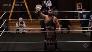 Throwback to when HUMEC became the Wrestle League World Heavyweight Champion! 