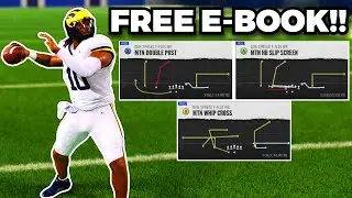The BEST Offense in CFB 25! | FREE Michigan E-Book | CFB 25 Offensive Scheme