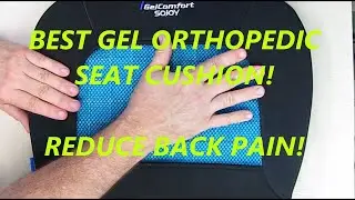 BEST GEL SEAT CUSHION (Sojoy) - Reduce Back Pain from Sitting! REVIEW
