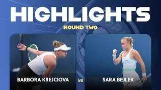 Barbora Krejcikova vs Sara Bejlek | 2026 Cincinnati Open | Round Two