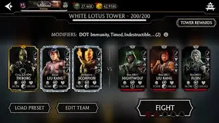 White Lotus Tower, Fatal 200 Battle, 1 shot, MK Mobile