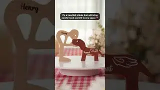 Custom Wooden Pet Carvings - Gift For Pet Lovers - Table Ornaments, Carved Decor - WPC-FQ-001 V2.2
