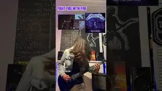 Fight fire with fire - Ride the Lightning (1984) #guitar cover #metallica #metal #guitarplayer