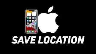 How To Save Location In Maps -  iPhone 2024!