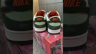 Nike Dunk Low Steamboy OST Green Orange &times; Otomo Katsuhiro