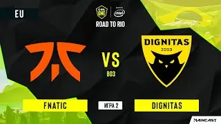 Fnatic vs Dignitas [Map 2, Overpass] BO3 | ESL One: Road to Rio