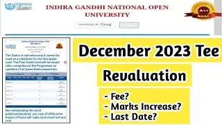 Ignou December 2023 Tee Revaluation Apply Procedure | Mister Ignou #ignou #revaluation #result