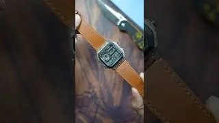 Casio AE1200 on a leather strap !